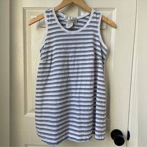 Vintage striped maternity tank